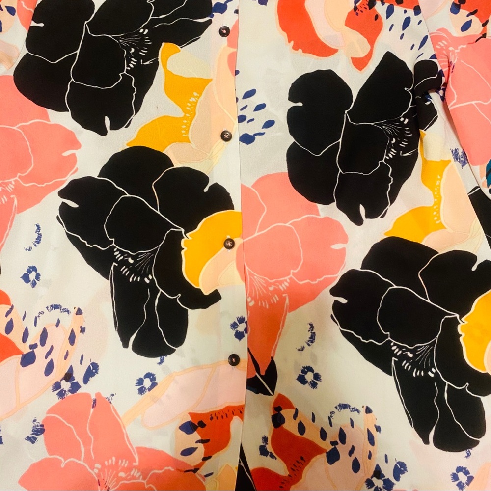 Cooper & Ella Multi Big Bloom Blouse View 3